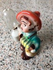 COLLECTORS RARE VINTAGE ANTIQUE c1950s GERMAN CERAMIC FIGURINE EGG TIMER