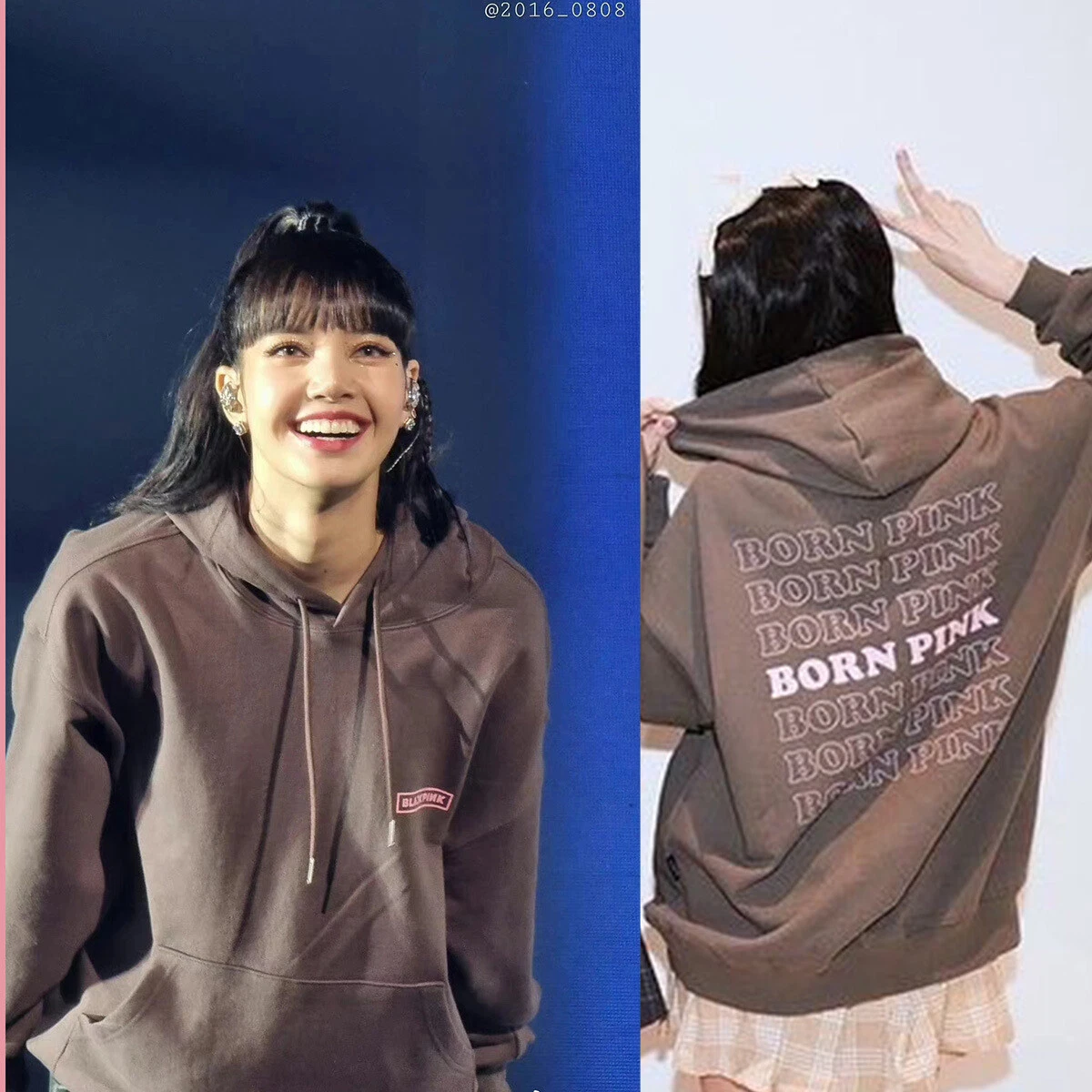 Kpop BLACKPINK BORN PINK Concert Cotton Cap Hoodie Coat | eBay