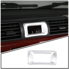 For Toyota FJ Cruiser 2007-2021 Silver Console Dashboard Clock Cover Trim US