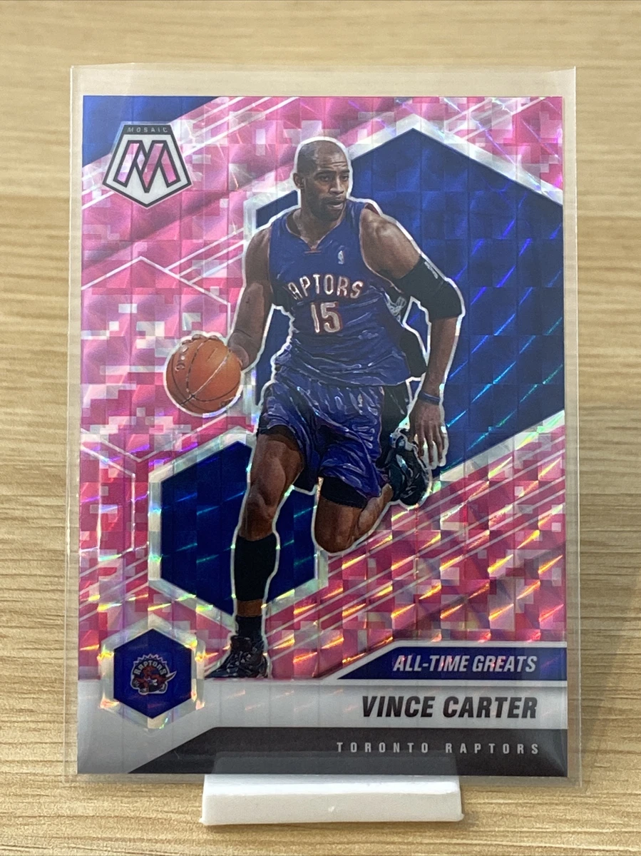 2020 21 Panini Mosaic Basketball Vince Carter All Time Greats Camo Pink 290