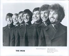 1969 Press Photo 1960s Pop Rock Band The Mob Jimmy Soul Jim Ford Paris Ruffino