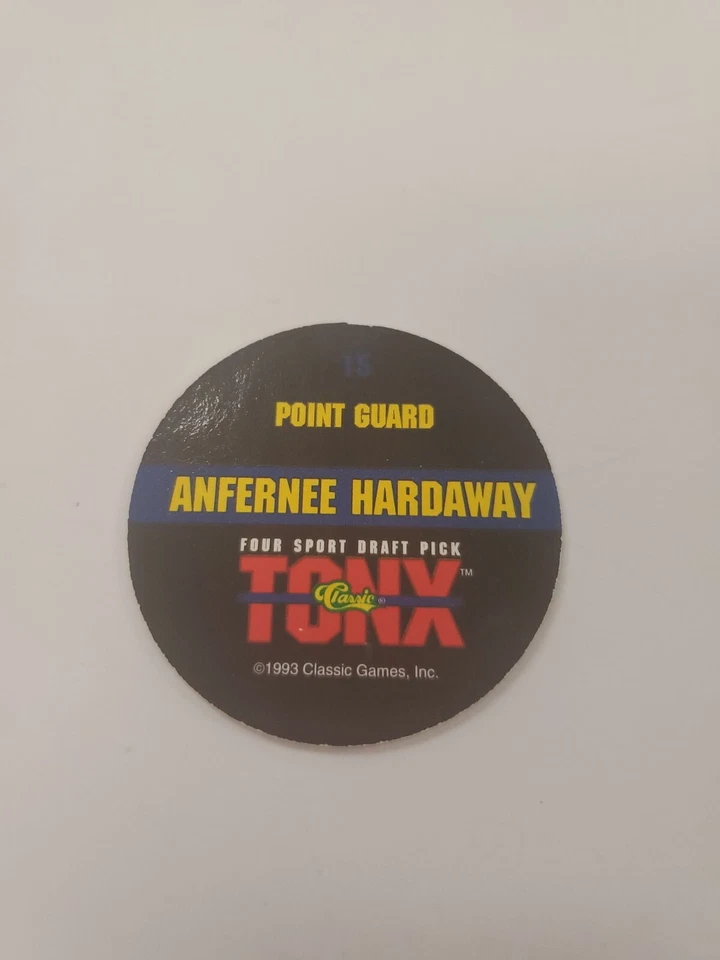 Anfernee Hardaway POG Гавайская Молочная Крышка Slammers 1993 винтажная редкая 90-е  - Изображение 2 из 2