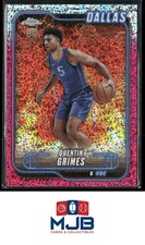 2024-25 Topps Chrome Quentin Grimes Magenta Speckle Refractor #/350 Rookie #163