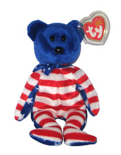 RARE LIBERTY TY BEANIE BABIE MWMT FREE SHIPPING