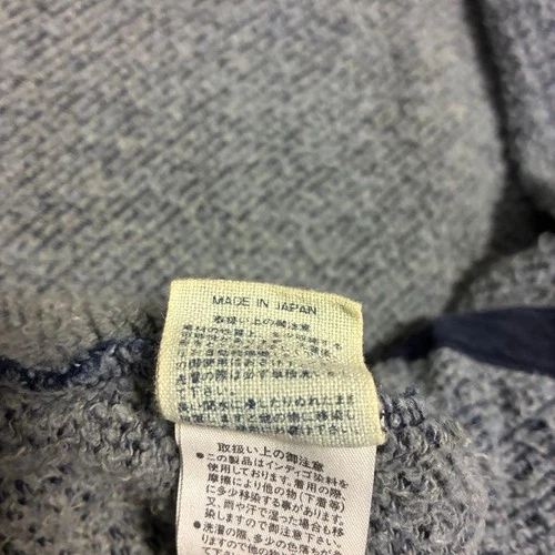 45R 45rpm Cotton Jacket Sweat Outerwear Indigo Dyed Blue Size-M Excellent image 6