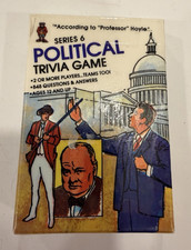 1984 Vintage Hoyle Series 6 Political Pocket Trivia Game 7035