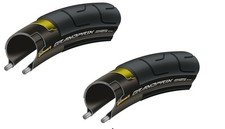 Set Of Two Continental Grand Prix Clincher Tires, 700C 700 X 25C 