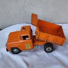 Vintage 1958 Orange Tonka STATE HI-WAY DEPT 975 DUMP Truck