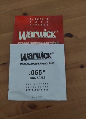 Warwick Red Label / Bass Saite / Einzelsaite / .65 / D-String / Long Scale