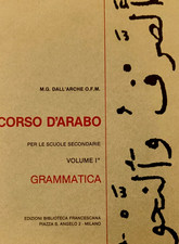 Dall' Arche CORSO D'ARABO Grammatica Volume 1 ottimo p9