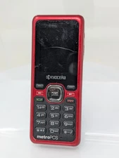 Kyocera Domino / Jax S1310 - Red & Black (MetroPCS) Cell Phone - TESTED Working
