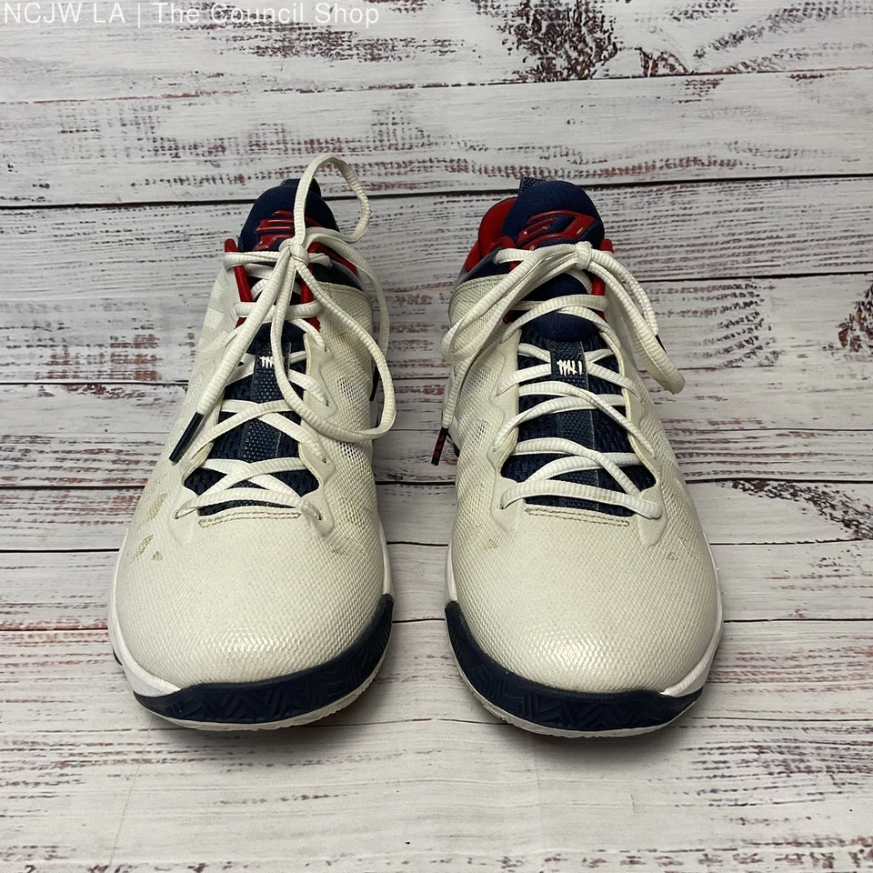 Кроссовки мужские Nike Jordan Chris Paul CP3.VI США белые красные синие размер 9 - Изображение 2 из 4