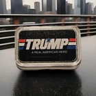 👑1 oz .999 Silver Bar Donald Trump American Hero - GI Slow Biden - MAGA - F9901