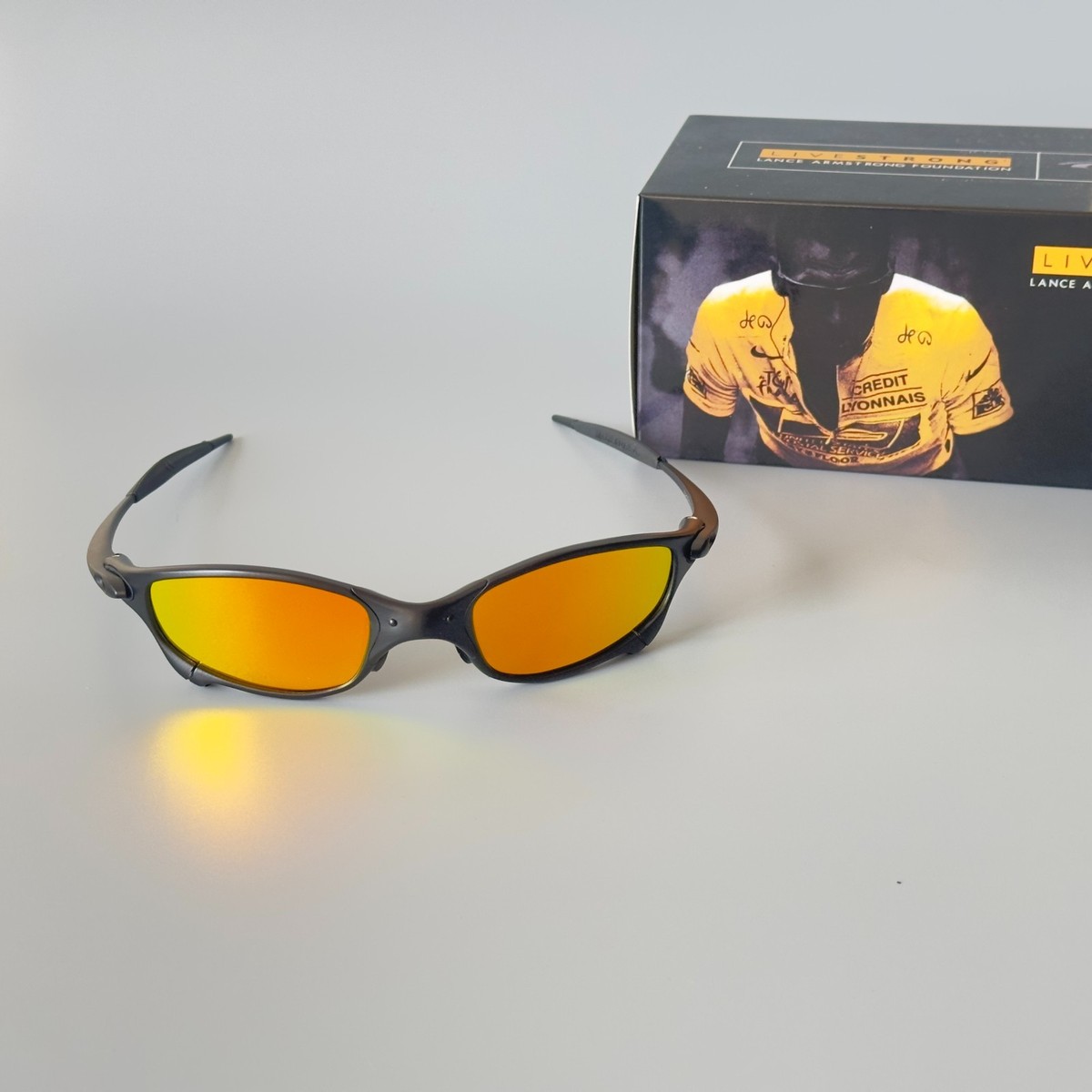 Oakley X-Metal Juliet 1.0 Sunglasses Red Lenses/Black Frames New
