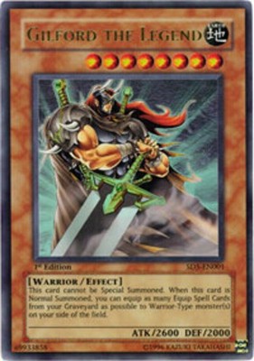 Gilford the Legend - SD5-EN001 - Ultra Rare - 1st Edition - Damaged