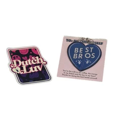 Dutch Bros Best Bros Keychain To My Other Half February 2025 + Sticker Dutch Luv