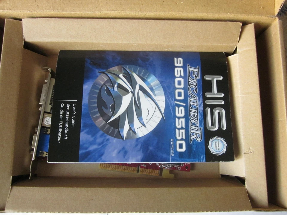 HIS ATI Radeon 9600 128MB AGP Videocard Retail BOX  TESTED - Image 3 of 4