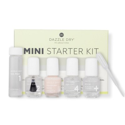 Dazzle Dry Complete Starter Mini Kit 1 Count (Pack of 1), Clear