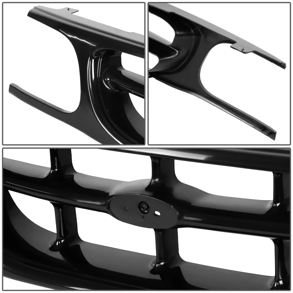 Parrilla negra mate estilo fábrica deportiva para Ford Explorer Limited 95-01 Foto 3 de 4