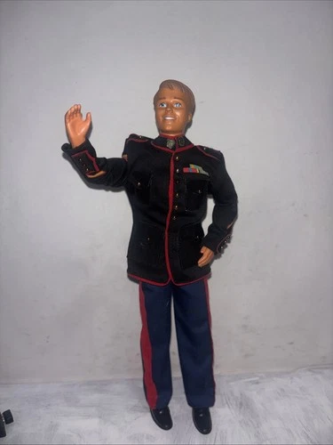 Hasbro, Military, Action Figure, Dark Skinned, G I Joe Like, 12 in.