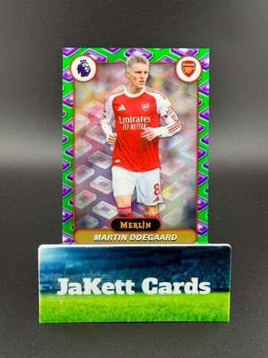 2026 Topps Merlin EPL - Martin Odegaard #13 VHS Refractor - Arsenal
