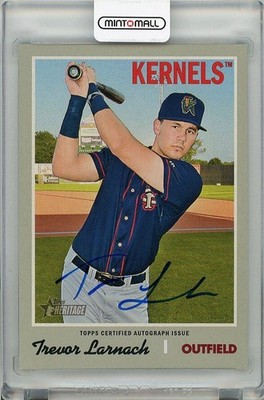 2019 Topps Heritage Minor Trevor Larnach Autograph