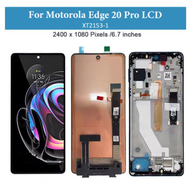 OEM For Motorola Edge 20 Pro XT2153-1 6.7'' LCD Display Touch Screen Digitizer