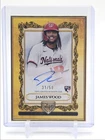 JAMES WOOD 2025 TOPPS GILDED GALLERY OF GOLD ROOKIE RC AUTO /50 Q0027