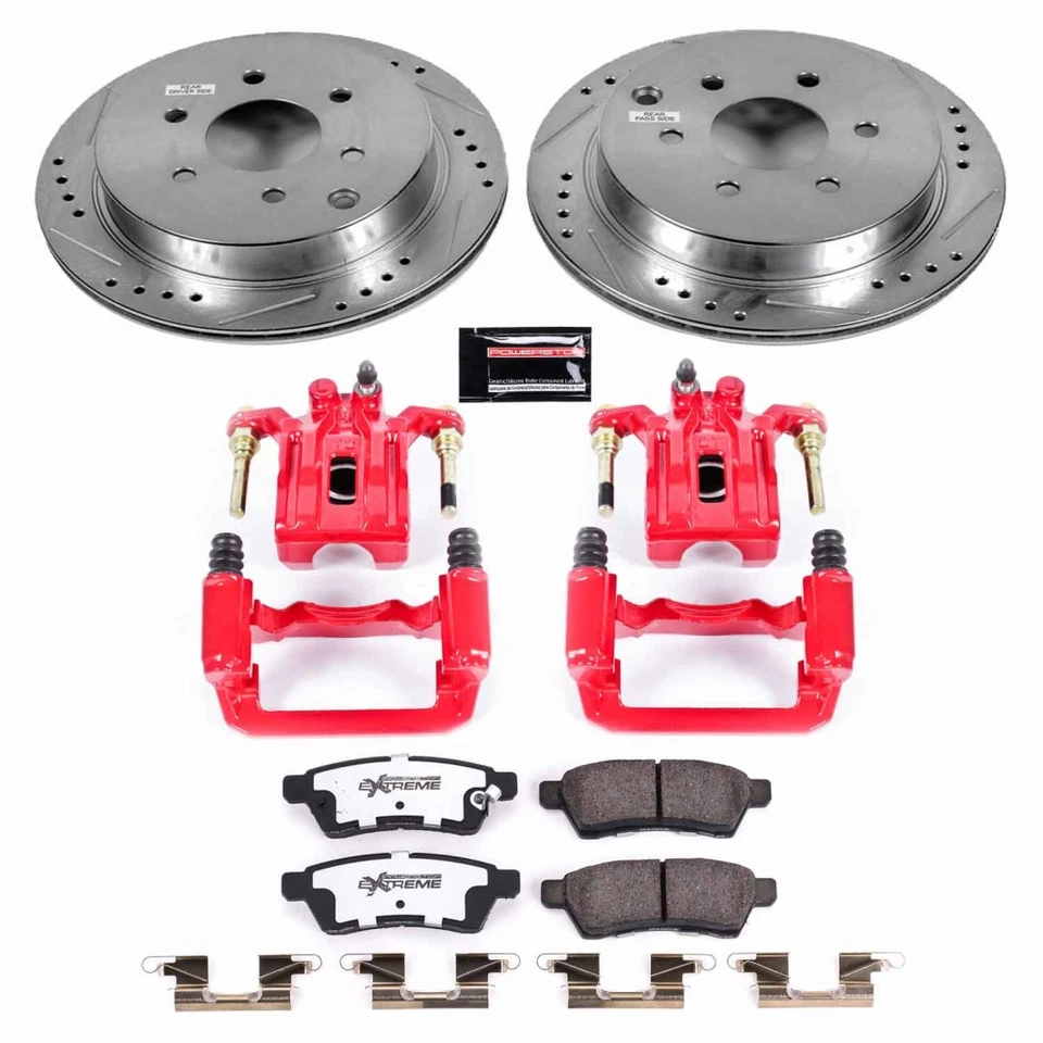 Power Stop Brake Kit For Suzuki Equator 2009-2012 Rear Truck & Tow w/ Calipers - Image 2 of 4