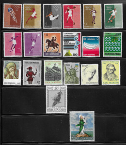 A Nice Selection of San Marino Postage Stamps MNH (Lot N1)