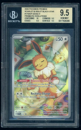 2025 Pokemon Promos Scarlet & Violet Eevee P Prismatic Evolutions #173 BGS 9.5