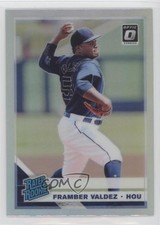 2019 Panini Donruss Optic Rated Rookies Holo Prizm Framber Valdez #67 13ec