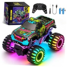 Remote Control Monster Truck Toys, RC Monster Trucks for Kids Ages 4-7-12