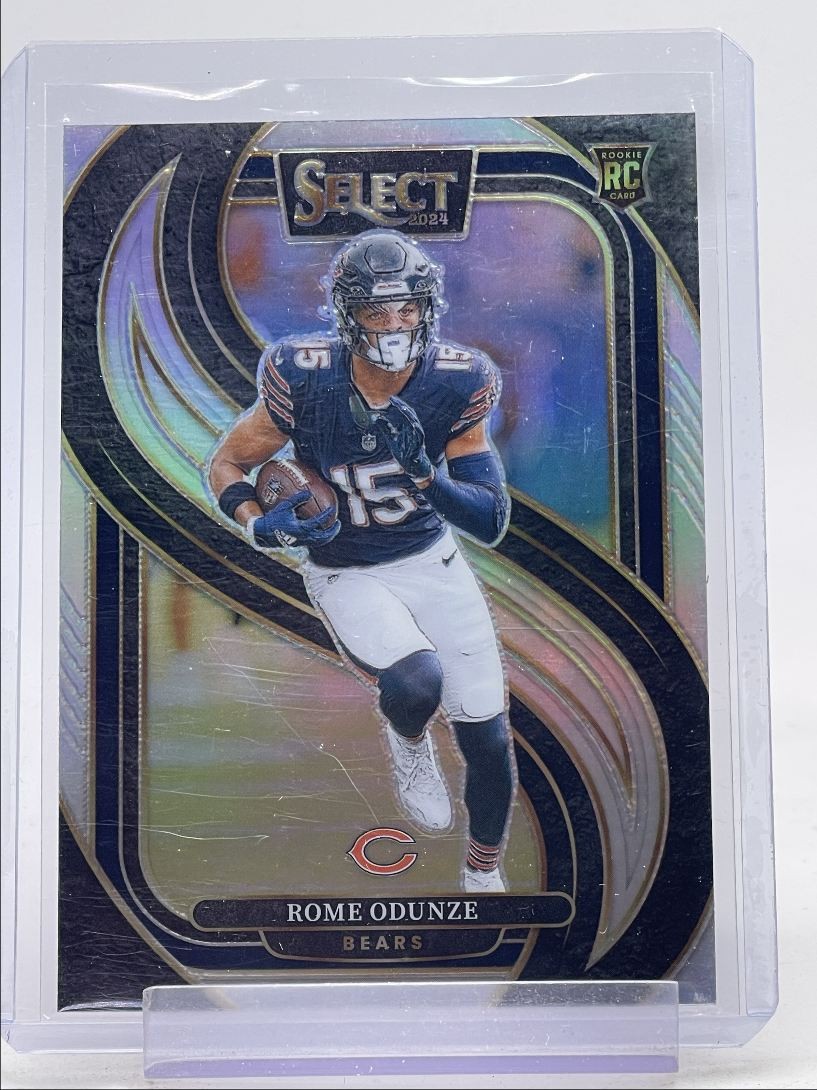 ROME ODUNZE 2024 SELECT PREMIER LEVEL ROOKIE SILVER PRIZM BEARS RC Q5760