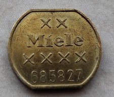 Wertmarke Wäschemarke - Miele 685827 🇩🇪 DEUTSCHLAND -🧺🧼👕 Wäschemarken