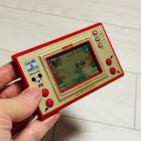 Nintendo Game & Watch Mickey Mouse Wide Screen Vintage Handheld Console