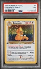 1999 POKEMON FOSSIL 1ST ED #4 DRAGONITE-HOLO PSA 7