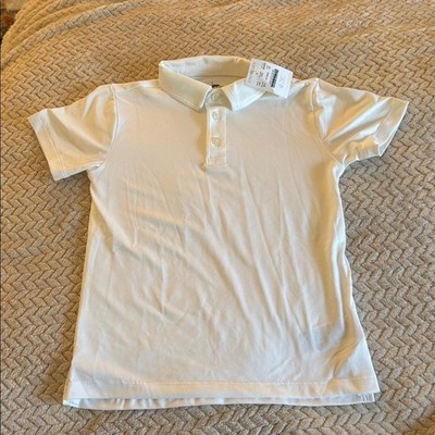 J Crew Crewcuts Classic White Polo Shirt XS