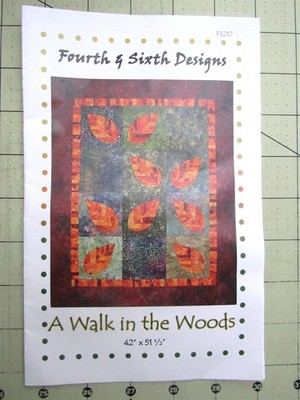 ''A Walk in the Woods'' Quilt Pattern by Fourth & Sixth Designs