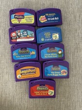 Lot of 9 Leap Frog Leap Pad LEARNING Game Cartridges Only