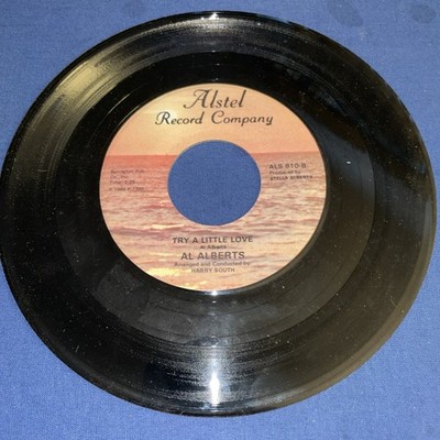 Al Alberts  / Try A Little Love/ On The Way To Cape May  Alstel Record