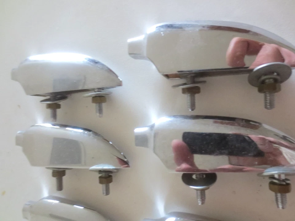 10 SONOR Vintage Tear Drop Lugs DRUM PARTS VERY GOOD! - Image 4 of 4