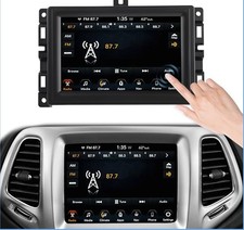 7" Uconnect Touch Screen Display with Bracket for 2017-2020 Jeep Compass. New