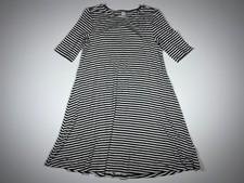 Old Navy Dress Women Small Black White Striped Coastal Beach Cover Up Lake
