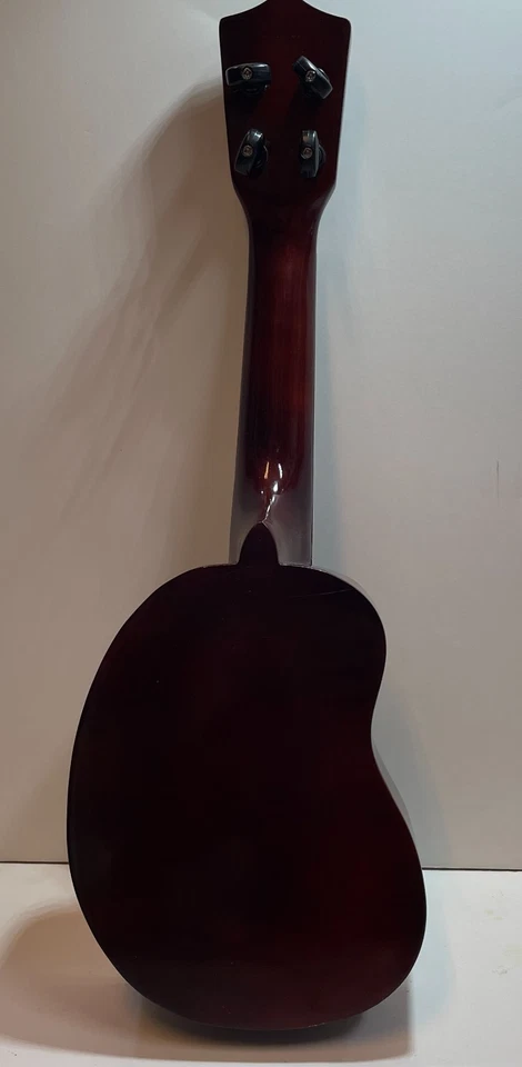 Ukelele Vintage Leolani OMI Honolulu Hawaii 4 cuerdas banda 18" tortugas marinas Foto 4 de 4