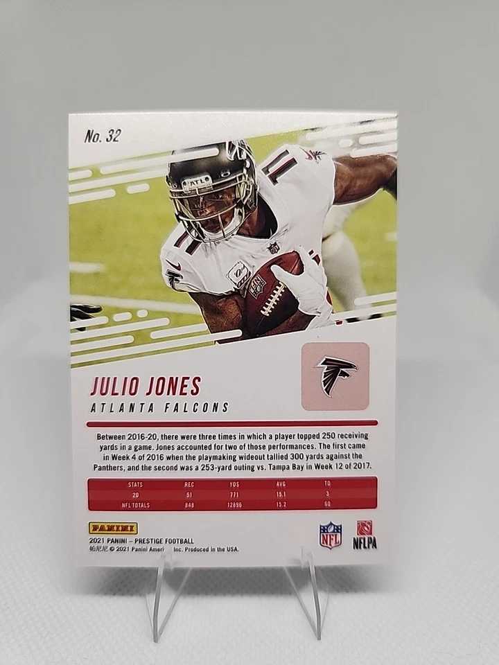2021 Panini Prestige - #32 Julio Jones - Image 2 of 2