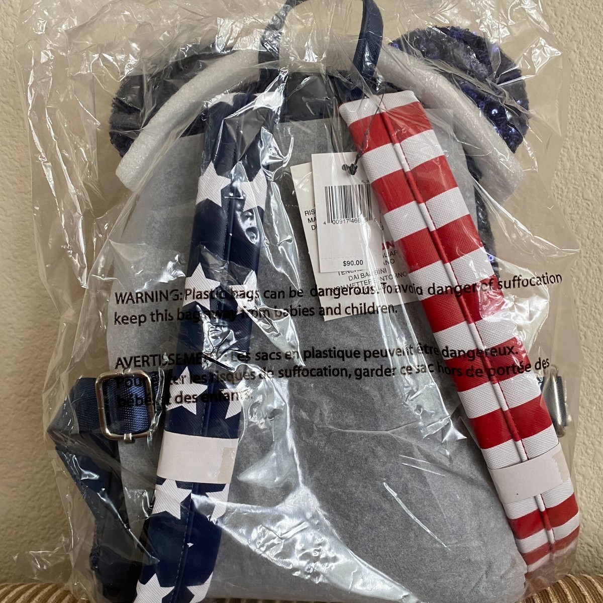 Disney Parks American Flag Sequin Loungefly Bag We are excited to share a look at the new #Loungefly Union  main image 3