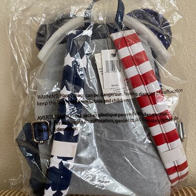 American flag Loungefly New Americana Mickey and Minnie Mouse Loungefly Backpack  main image 4