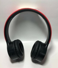 Bluetooth Wireless Headset Headphones Stereo Super Bass Earphone RED