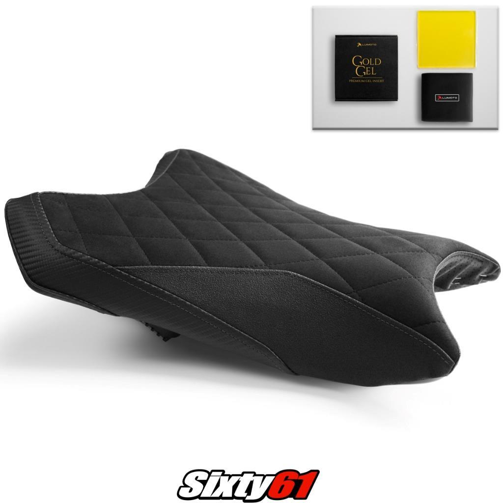 Kawasaki ZX6R Seat Cover with Gel 2019-2023 2024 Black Kawasaki ZX6R Seat Cover with Gel 2019-2023 2024 Black